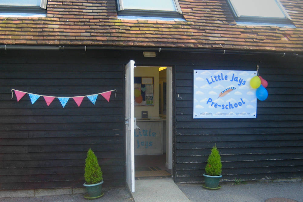 front door at Little Jays Preschool, Horsham